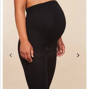 Maternity Tights - Opaque & Herringbone Textures